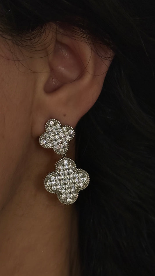 Camellia earrings