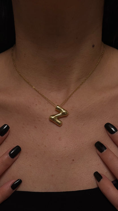 COLLIER LETTRES DORÉ