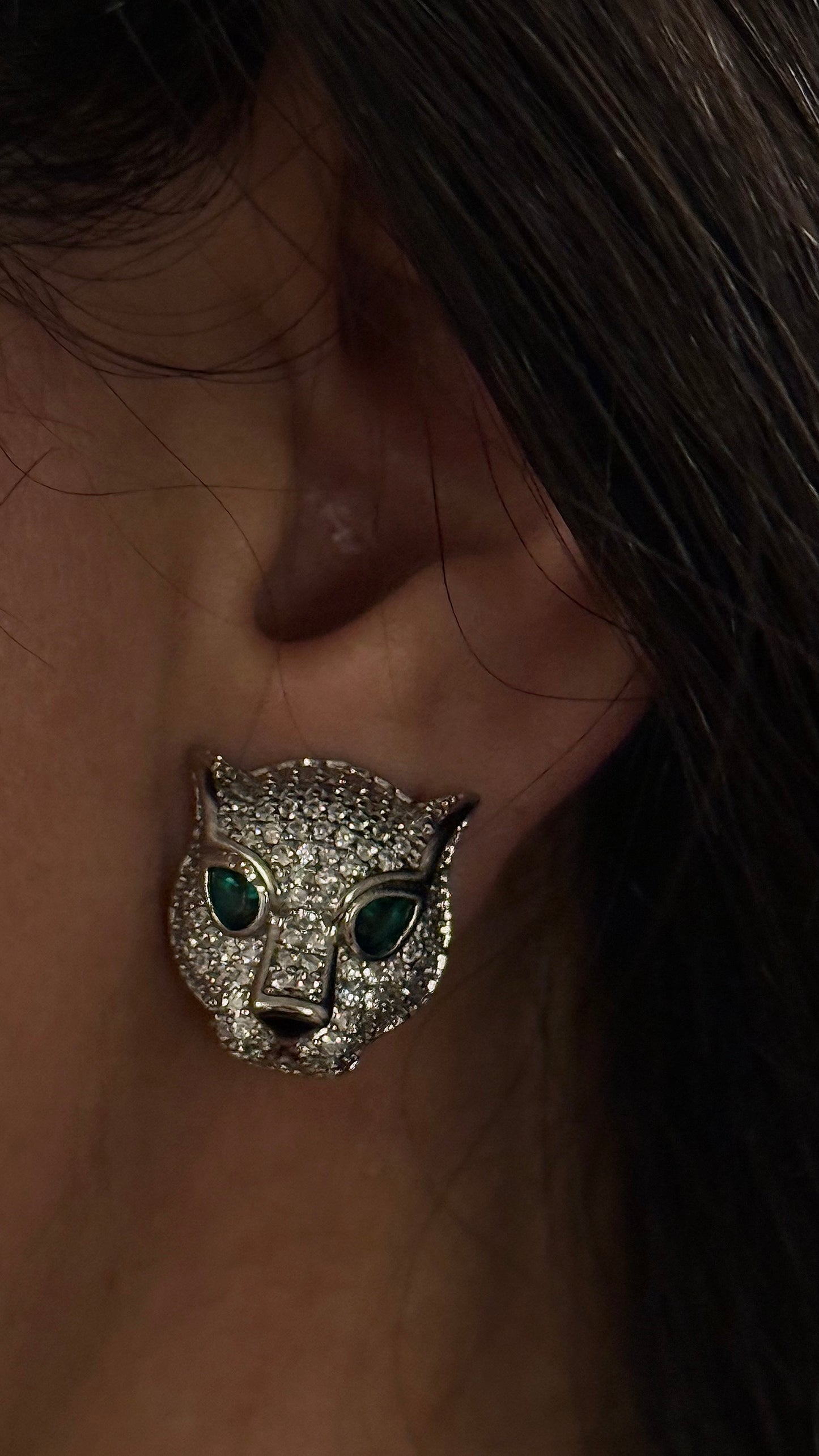 BOUCLES D’OREILLES PANTHÈRE