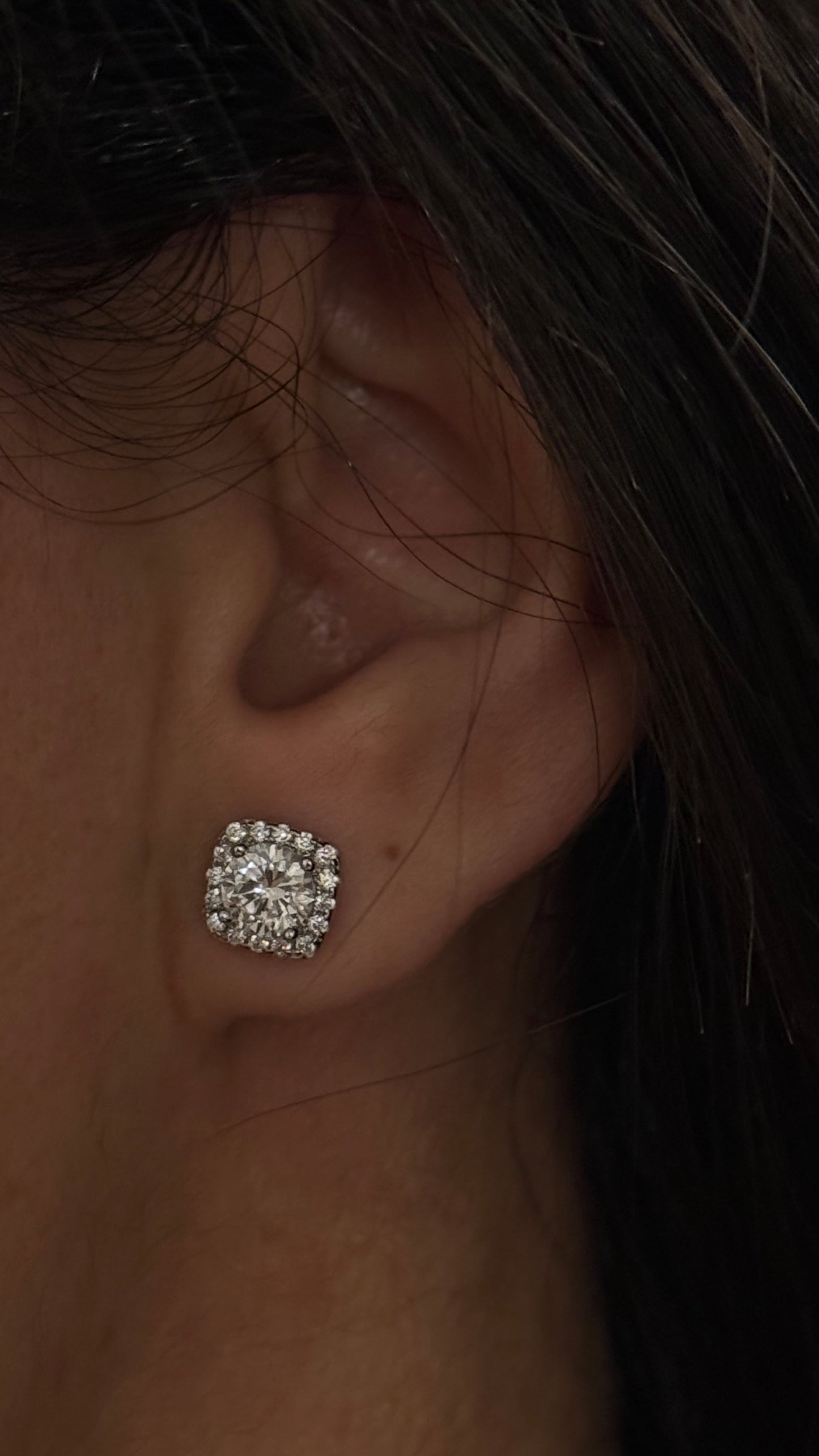 BOUCLES D’OREILLES RADIEUSE EN ARGENT PUR 925