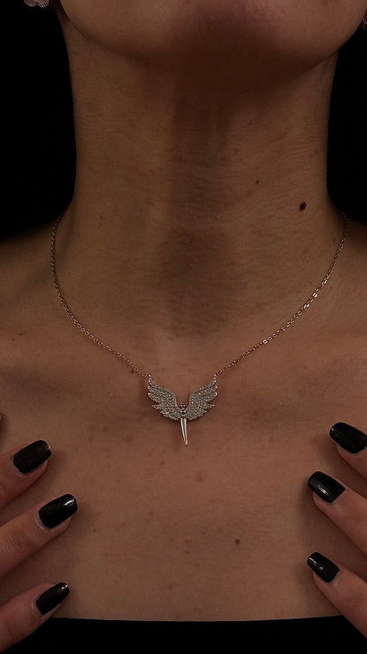 COLLIER ANGEL EN ARGENT 925