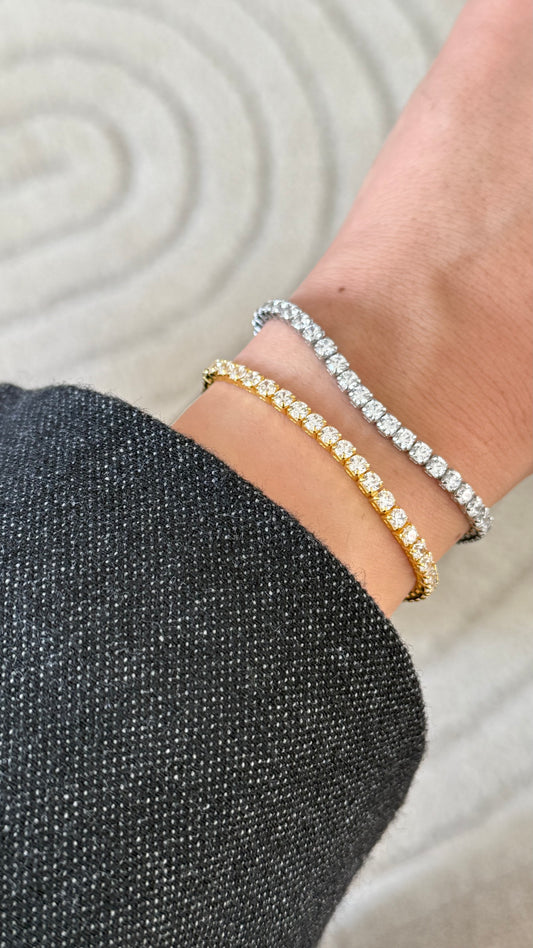 BRACELET TENNIS LUXE EN ARGENT 925