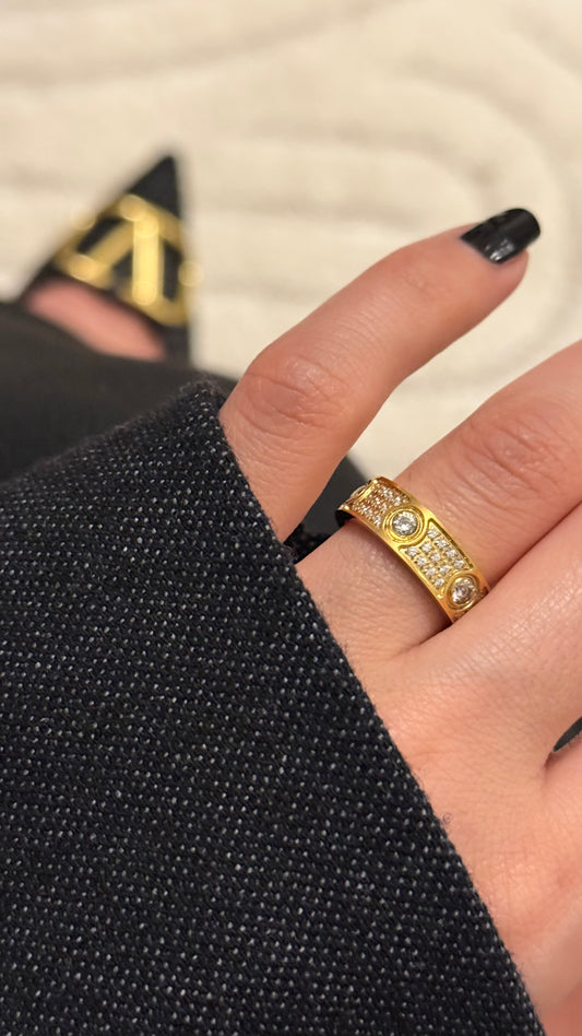 Wide Elissar ring 