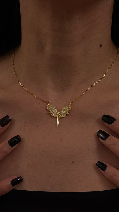 COLLIER ANGEL EN ARGENT 925