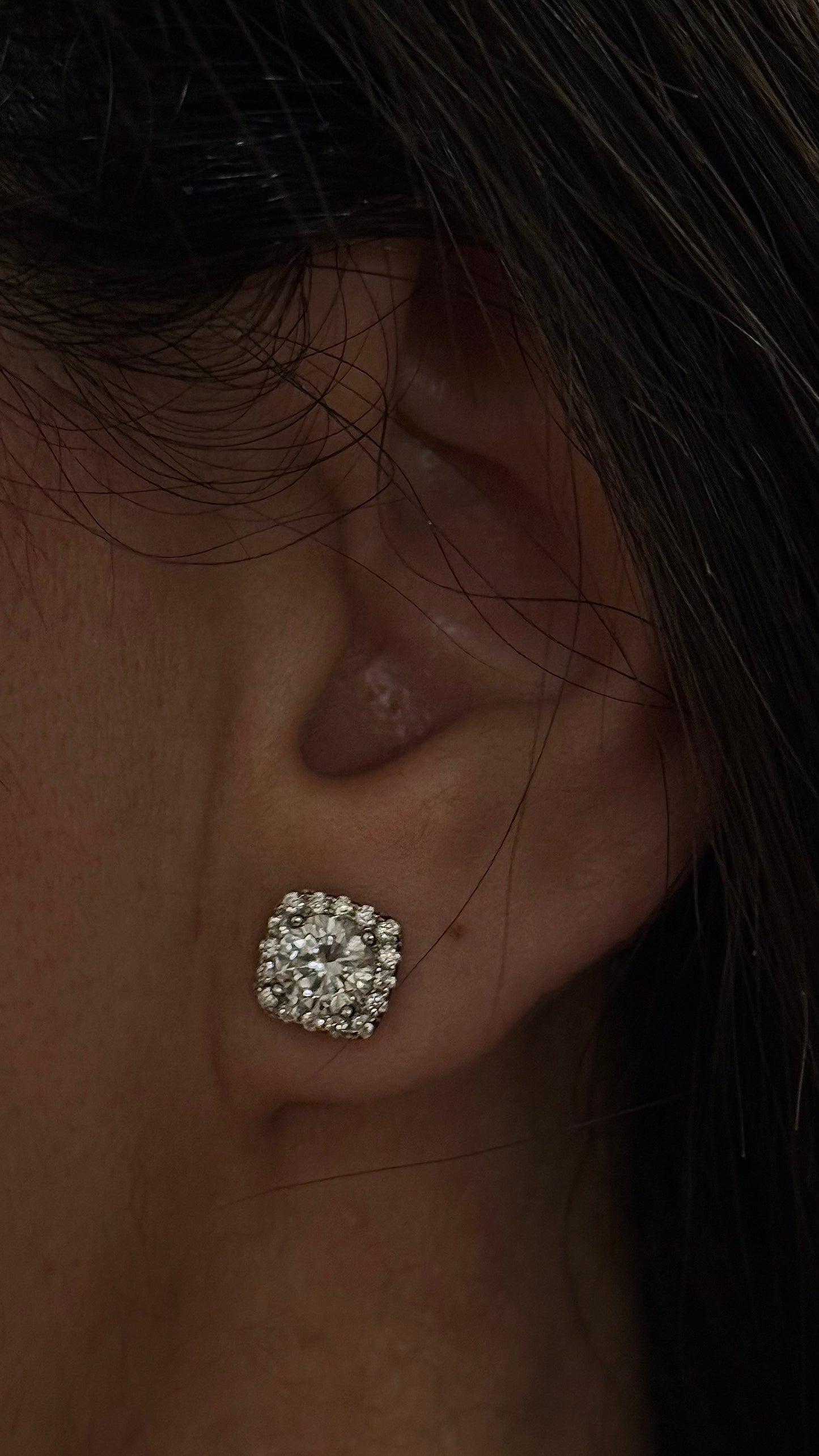 BOUCLES D’OREILLES RADIEUSE EN ARGENT PUR 925