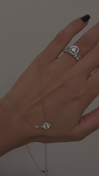 COLLIER RADIEUSE EN ARGENT 925